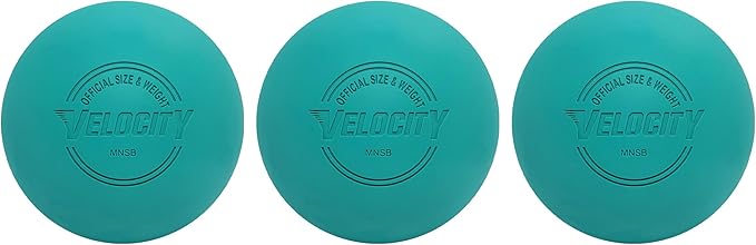 Velocity Lacrosse Balls - 1, 2, 3, 6, 12, 18, 24, 36, 60 and 120 Packs - for Practice, Official NFHS and College Approved Size