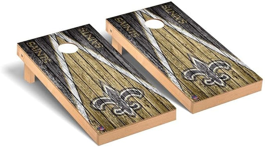 Football Team Cornhole Boards, 2x4 Premium Corn Hole Game Set, Officially Licensed Cornhole Game, Perfect for Tailgates