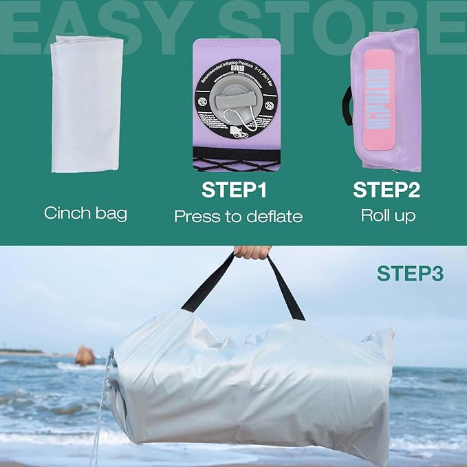 Niphean Inflatable Kayak Seat with Back Support, Sturdy Paddle Board Seat for Inflatable Boards, Canoe Seat, Boat Seat, SUP Seat, Supportive Kayak Seats with Back Support for Versatile Use