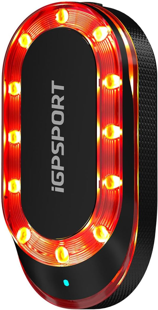 iGPSPORT SR mini Radar Bike Light, 160M Monitoring Distance 20H Battery Life Brake Flash Waterproof Cycling Tail Light