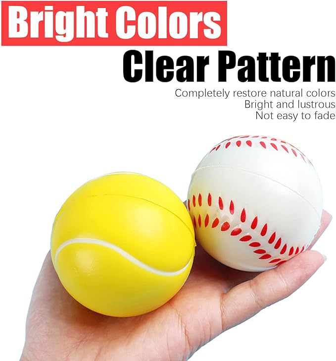 GKK Foam Baseballs 12 Pack Soft Baseballs for Youth Teenager Players Sports Foam Baseballs Training Balls for Hitting and Indoor or Outdoor Play