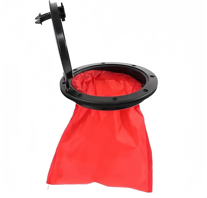 6/8/9 Inch Round Hatch Cover Deck Plate ABS Accessories Hatch Cover with Red Waterproof Bag for Kayak Boat Fishing Rigging