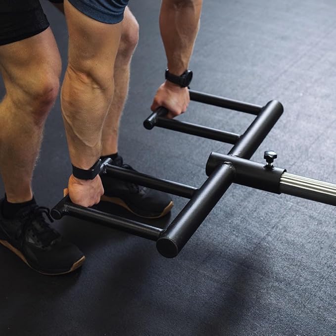 Titan Fitness Skinny Viking Press Landmine Attachment, 28mm Neutral Grip Handle, Fits 2" Olympic Barbell, Home Gym Equipment for Shoulder Press, Row, Squat, Deadlift & More