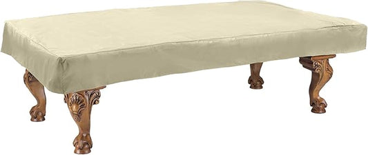 Covermates Pool Table Cover - Water Resistant Polyester, Double Stitched Seams, Outdoor Living Covers, 100W x 56D x 8H, Khaki