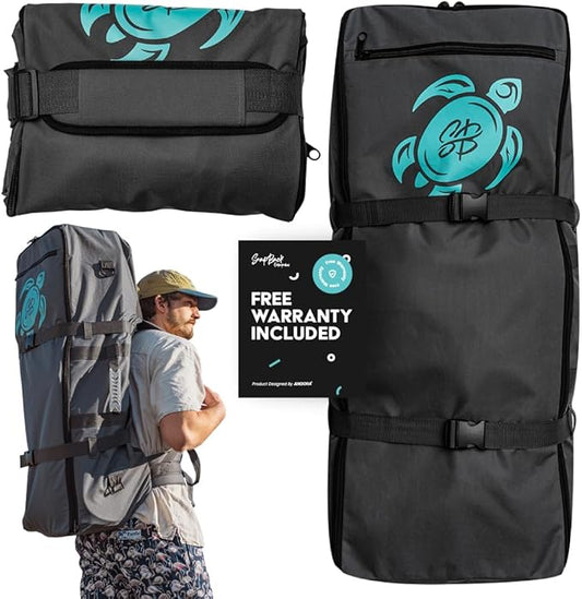 Paddle Board Backpack- Travel Backpack Bag for Paddle Board- Large Capacity Surfboard Bag- Paddle Board Bag for Water Sports- Waterproof Storage Bag- Backpack for Paddle Boards