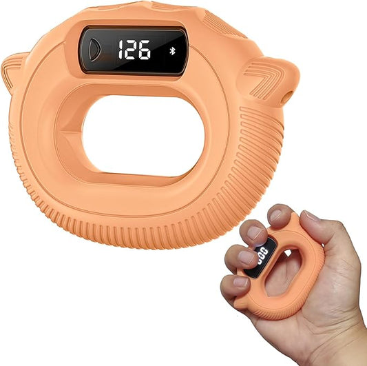 Smart Hand Grip Strengthener for Exercise and Fun, Gorifei Grip Strengthener with Comfortable and Soft Silicone Material, Suitable for Grip Strength Training, 5 Games Available and Control Shorts Browsing&Photos Taking on Phone