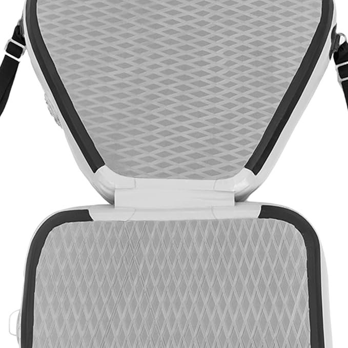Inflatable Kayak Seat, Universal Paddle Board Seat, Thicken Seat Cushion, Back Support Adjustable, for Surfboard Kayak Canoe Marine (Grey)