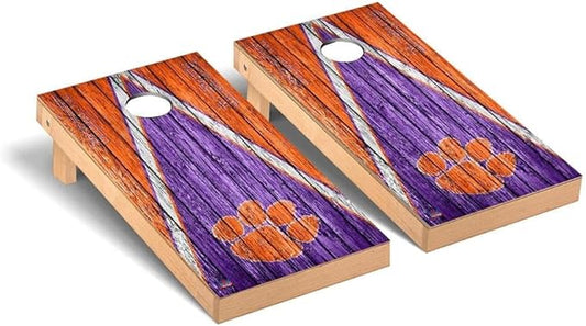 College Team Cornhole Boards, 2x4 Premium Corn Hole Game Set, Officially Licensed Cornhole Game, Perfect for Tailgates