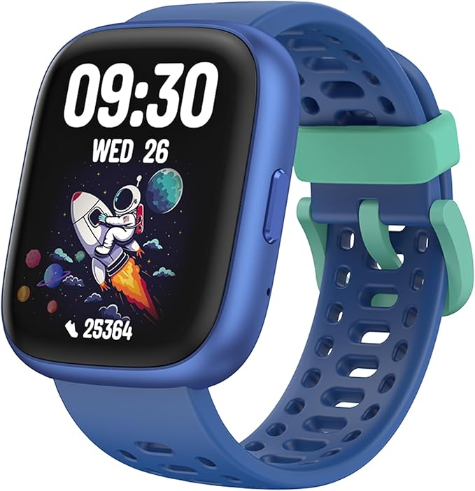 Fitness Tracker for Kids No APP No Phone Needed, Compatible with Apple Find My, 1.83" Smart Watch, Heart Rate, Sleep Monitor, IP68 Waterproof, Step Counter, Puzzle Games for Girls Boys Teens 5-16