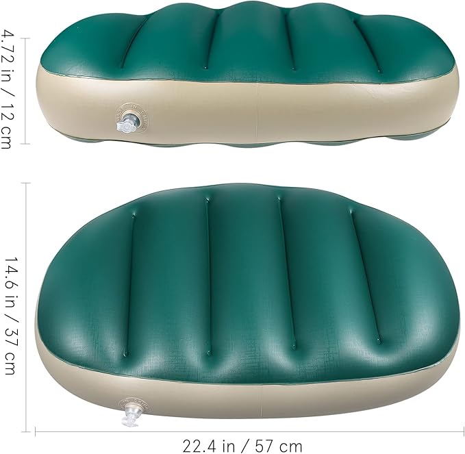 BESPORTBLE 2pcs Kayak Boat Seat Cushion Pad PVC Material Fishing Cushion Inflatable Seat for Boat Kayak Canoe Boat