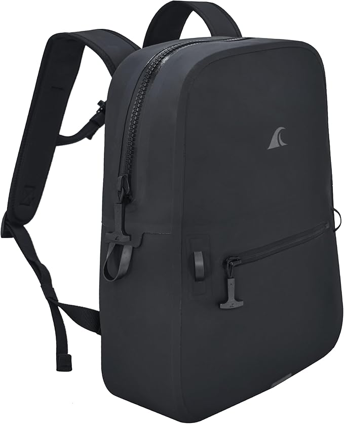 Breakwater Supply™ Waterproof IP68 Submersible Backpack with Airtight Zippers | Laptop Travel Outdoors | Fogland 25L 20L 15L