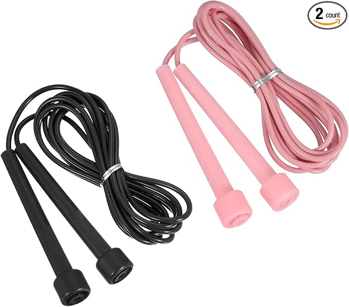 PATIKIL Jump Rope PVC, Adjustable Speed Skipping Rope Tangle-Free Exercise Equipment for Workout Women Men Outdoor Training Home Fitness