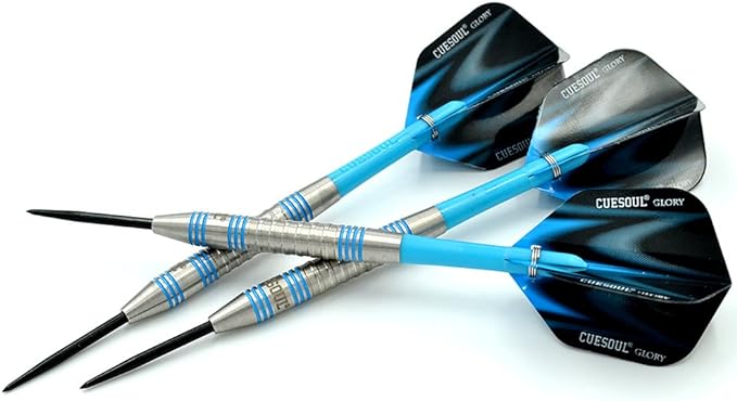 CUESOUL Professional Tungsten Steel Tip Dart Set 85% Tungsten 22g/24g/26g-Glory Series