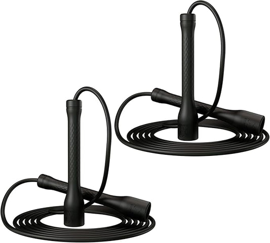 Workout Jump Rope,5mm PVC Jump Rope,Adjustable Length with Shatterproof Handles, Ideal for Beginners & Advanced Athletes, Fitness, Cardio & Boxing