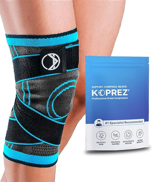 Knee Compression Sleeve - Knee Braces for Knee Pain Women, Knee Sleeve, Knee Compression Sleeve Women, Knee Support Men, Rodilleras, Compression Knee Sleeves Men