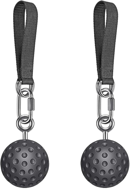SELEWARE Non-Slip Pull Up Power Balls, Rock Climbing Grips for Strength Training, Forearm and Hand Exerciser for Chin Up Bar, Kettlebell, Barbell, Resistance Band Handles, Home Gym Workout Equipment