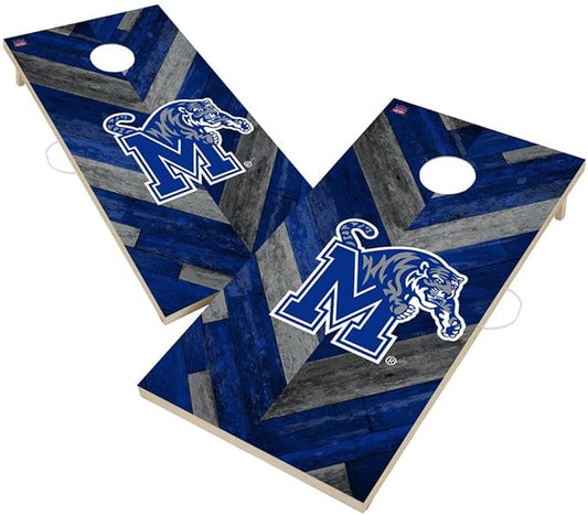 College Team Cornhole Boards, 2x4 Regulation Corn Hole Game Set, Officially Licensed Cornhole Game, Perfect for Tailgates