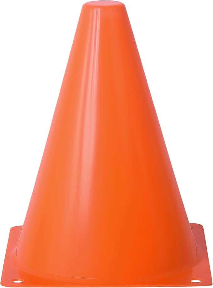Cones for Sports Training, 7 Inches Tall & Visible, Durable and Easy to Handle Sports Cones, Ideal for All Kinds of Training Cones Activities and Field Practice Sport