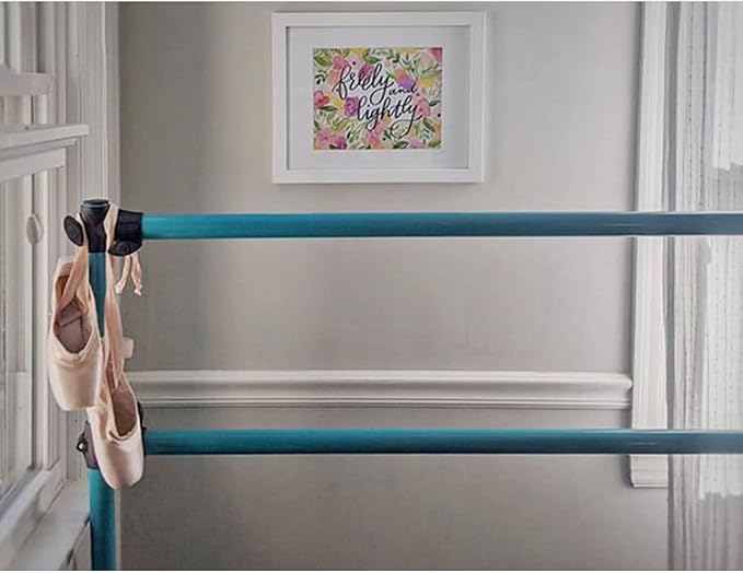 VITA Barre Portable Freestanding Double Ballet Barre, Prodigy, Aluminum | Adjustable Height, USA Made, Home or Gym Exercise Equipment for Kids & Adults | Dance, Fitness, Pilates