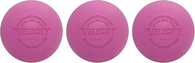 Velocity Lacrosse Balls - 1, 2, 3, 6, 12, 18, 24, 36, 60 and 120 Packs - for Practice, Official NFHS and College Approved Size