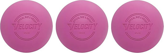 Velocity Lacrosse Balls - 1, 2, 3, 6, 12, 18, 24, 36, 60 and 120 Packs - for Practice, Official NFHS and College Approved Size