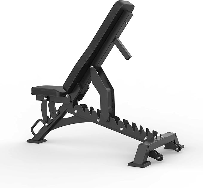 MAJOR FITNESS Weight Bench - 1300LBS Weight Capacity and 36 Adjustable Positions Strength Training Bench for Garage and Home Gym Workouts