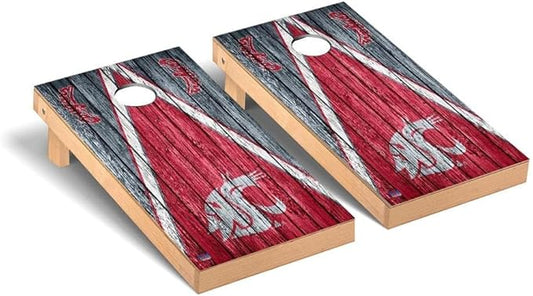 College Team Cornhole Boards, 2x4 Premium Corn Hole Game Set, Officially Licensed Cornhole Game, Perfect for Tailgates