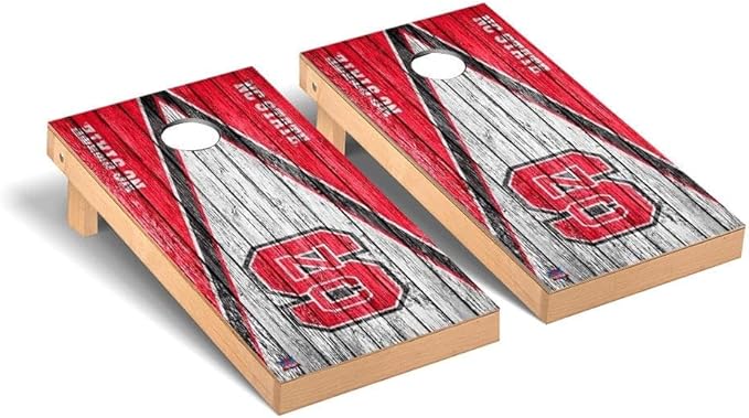 College Team Cornhole Boards, 2x4 Premium Corn Hole Game Set, Officially Licensed Cornhole Game, Perfect for Tailgates
