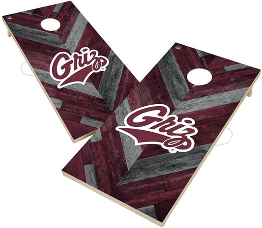 College Team Cornhole Boards, 2x4 Regulation Corn Hole Game Set, Officially Licensed Cornhole Game, Perfect for Tailgates