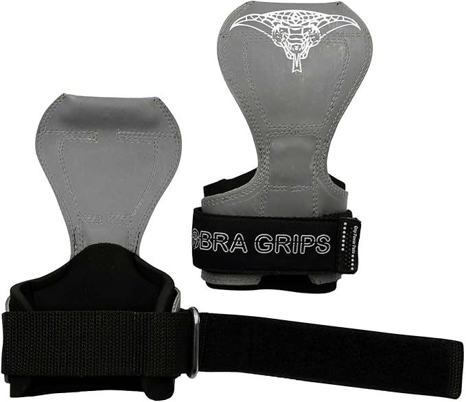 Cobra Grips PRO Weight Lifting Gloves Heavy Duty Straps Alternative Power Lifting Hooks for Deadlifts Adjustable Neoprene Padded Wrist Support Bodybuilding
