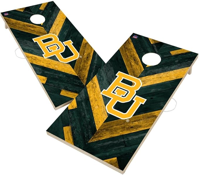 College Team Cornhole Boards, 2x4 Regulation Corn Hole Game Set, Officially Licensed Cornhole Game, Perfect for Tailgates