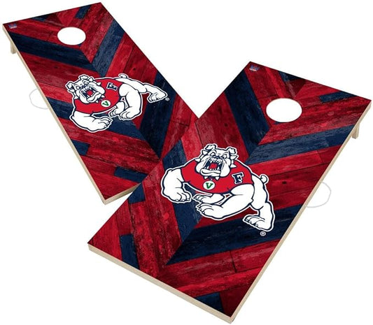 College Team Cornhole Boards, 2x4 Regulation Corn Hole Game Set, Officially Licensed Cornhole Game, Perfect for Tailgates