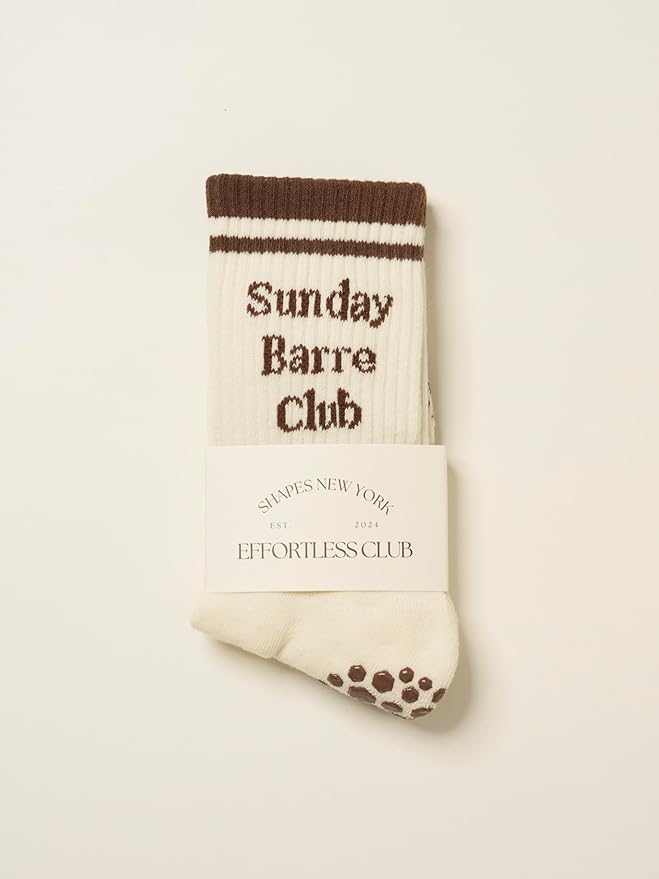 Crew Half Calf Grip Socks, Cutest Fruits Pilates Socks, Ruffle socks, Non-Slip, Barre Yoga Fitness