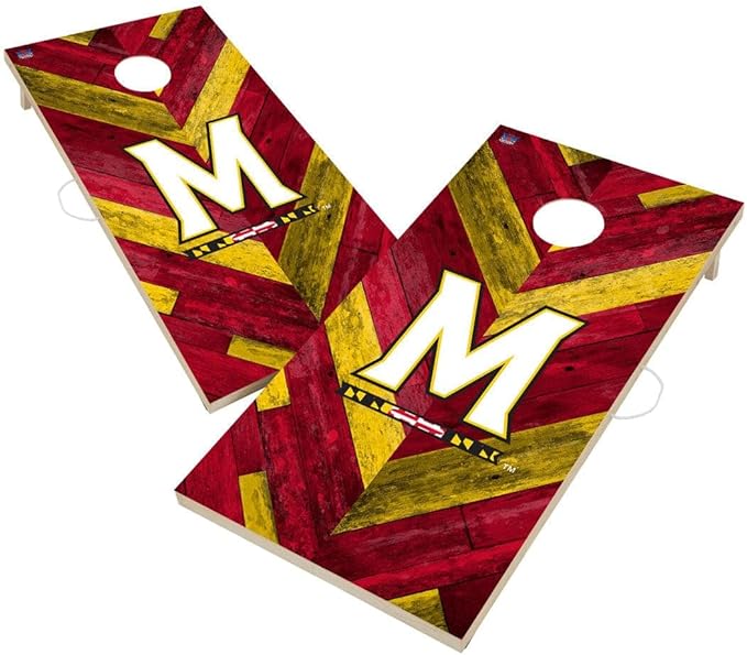 College Team Cornhole Boards, 2x4 Regulation Corn Hole Game Set, Officially Licensed Cornhole Game, Perfect for Tailgates