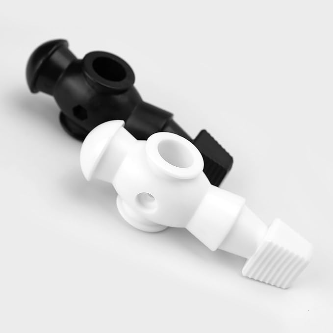 26pcs Foosball Replacement Players, Foosball Table Parts Set Accessories, Soccer Men Player Set, Plastic Replacement Parts for Football Table (13 Black, 13 White)