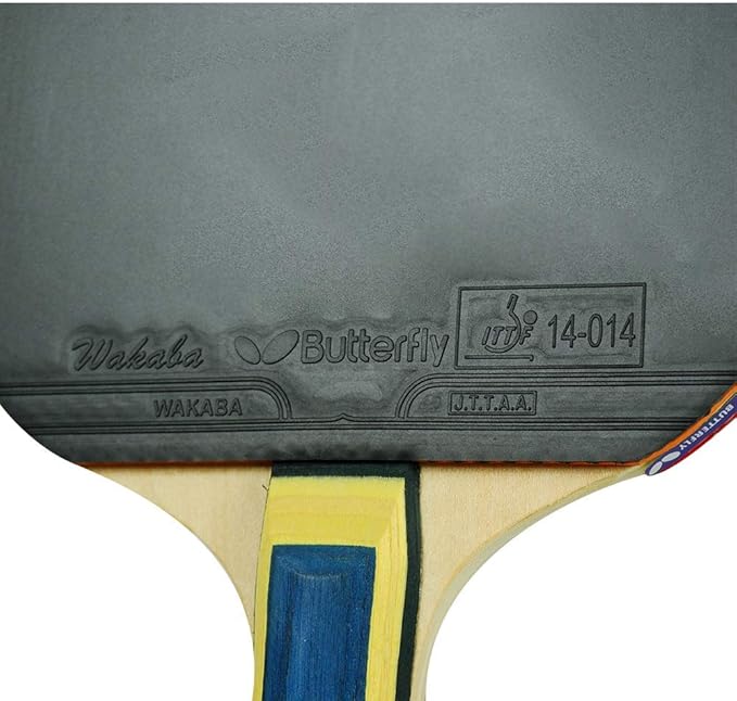 Butterfly Wakaba Shakehand Table Tennis Racket | Japan Series | Outstanding Control with Reliable Speed and Spin | Recommended for Beginning Level Players