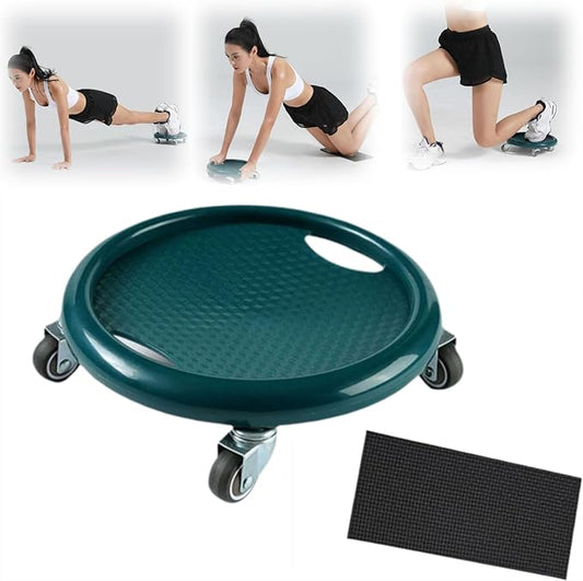 Ab Roller Wheel, Women's Multifunctional Abdominal Wheel Board with Mat, 360° Rotating, for Full Body Fat Burning Tummy Weight Control Gym or at Home Workout Equipment
