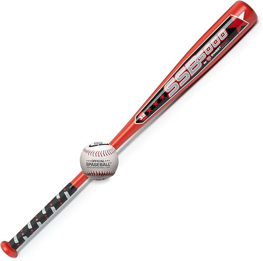 SweetSpot SSB 5000 | Plastic Bat and Ball Combo Set | 32” Length | Backyard Baseball Set for Youth, Kids, Teens, and Adults