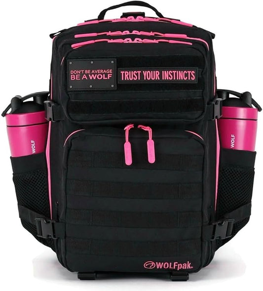 WOLFpak 35L Backpack (Black Neon Pink)