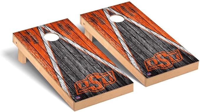 College Team Cornhole Boards, 2x4 Premium Corn Hole Game Set, Officially Licensed Cornhole Game, Perfect for Tailgates