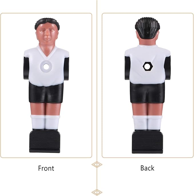 10cs Foosball Men Replacement Foosball Player Figurine Foosball Accessories Soccer Table Parts