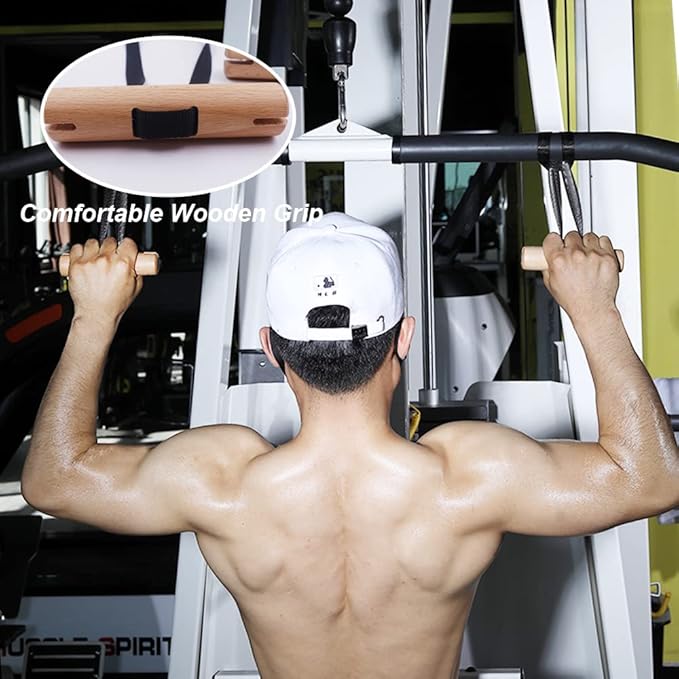 LARA STAR Pull Up Handles Grips Fitness Strap Heavy Duty Cable Machine Handles Training Grip Strength Sling Trainer for Home Gym Pull-up Bars Barbells and Pulling Machines