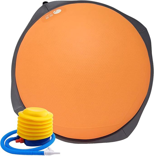 Balance Ball Home Workout Equipment, 27.5/31.5 inch Exercise Ball Balance Trainer, Stability Ball for Exercise, Half Balance Ball Strength Training Equipment for Cardio and Core Training