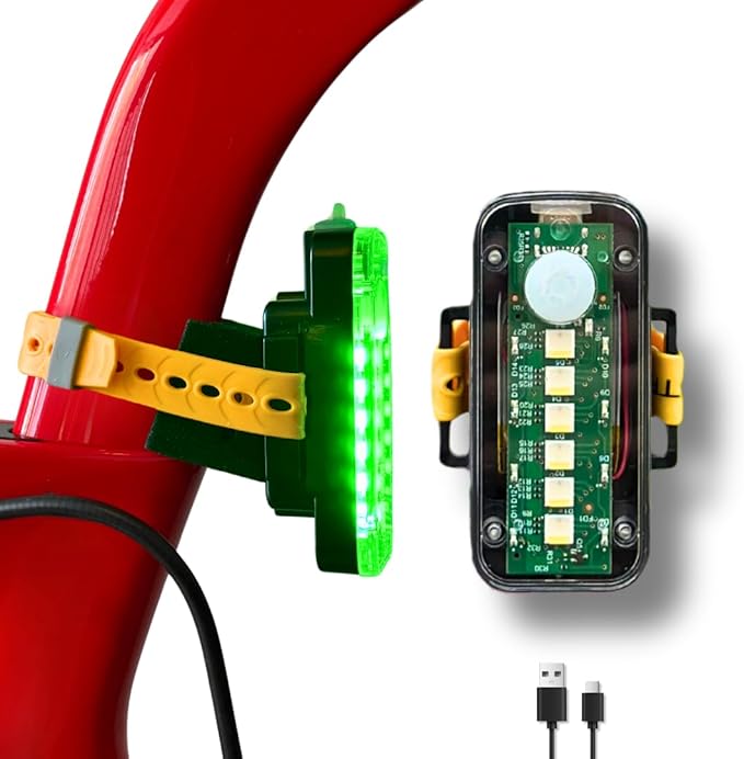 SpectraFLUX™ Ultra-Bright Color-Changing Safety Light/Bike Taillight, Seatpost or Helmet Mounting, USB Rechargeable (250 Lumens, 12 Modes)