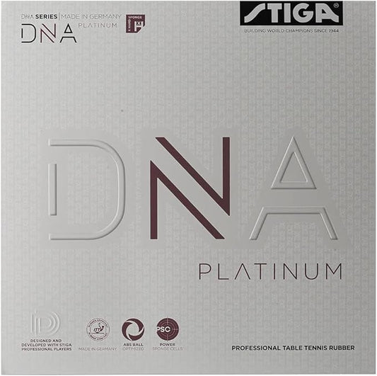 STIGA DNA Platinum XH Table Tennis Rubber | Extra Hard Professional Table Tennis Sheet for Maximum Control & Powerful Spins - Full Stroke Control