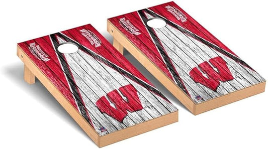 College Team Cornhole Boards, 2x4 Premium Corn Hole Game Set, Officially Licensed Cornhole Game, Perfect for Tailgates