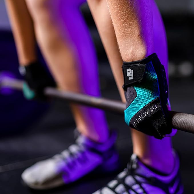 Fit Active Sports Max Grip Weight Lifting Workout Gloves for Gym Lifting, Biking, Fitness Training | Lightweight, Breathable, Non Slip | Men and Women