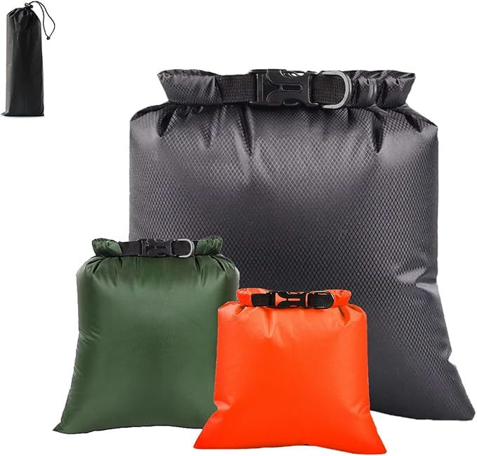 6PCS Dry Bags Waterproof, Lightweight Dry Bags for Kayaking Waterproof，Outdoor Waterproof Bag for Kayaking Hiking Boating Camping