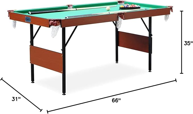 RACK Crucis 5.5-Foot Folding Billiard/Pool Table