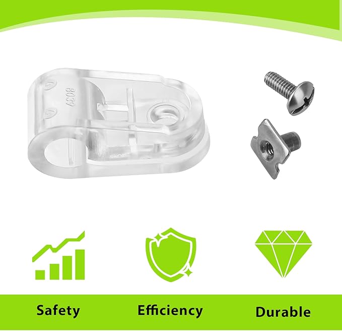 Football Helmet Clips Screws Nuts Compatible with Schutt F7 & Riddell Multiple Sports Helmet,Use for Repairing Baseball, Softball Soccer and More Youth Football Helmet Facemask Hardware Kit